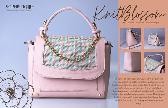 Sophistique “KnitBlossom“ 2-Way Crossbody ＆ Handbag