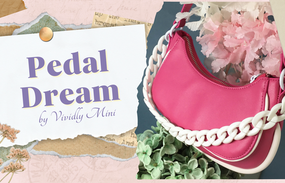 Vividly Mini "Pedal Dream“ small handbag