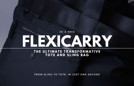 FlexiCarry - The Ultimate Transformative Tote and Sling / Crossbody Bag